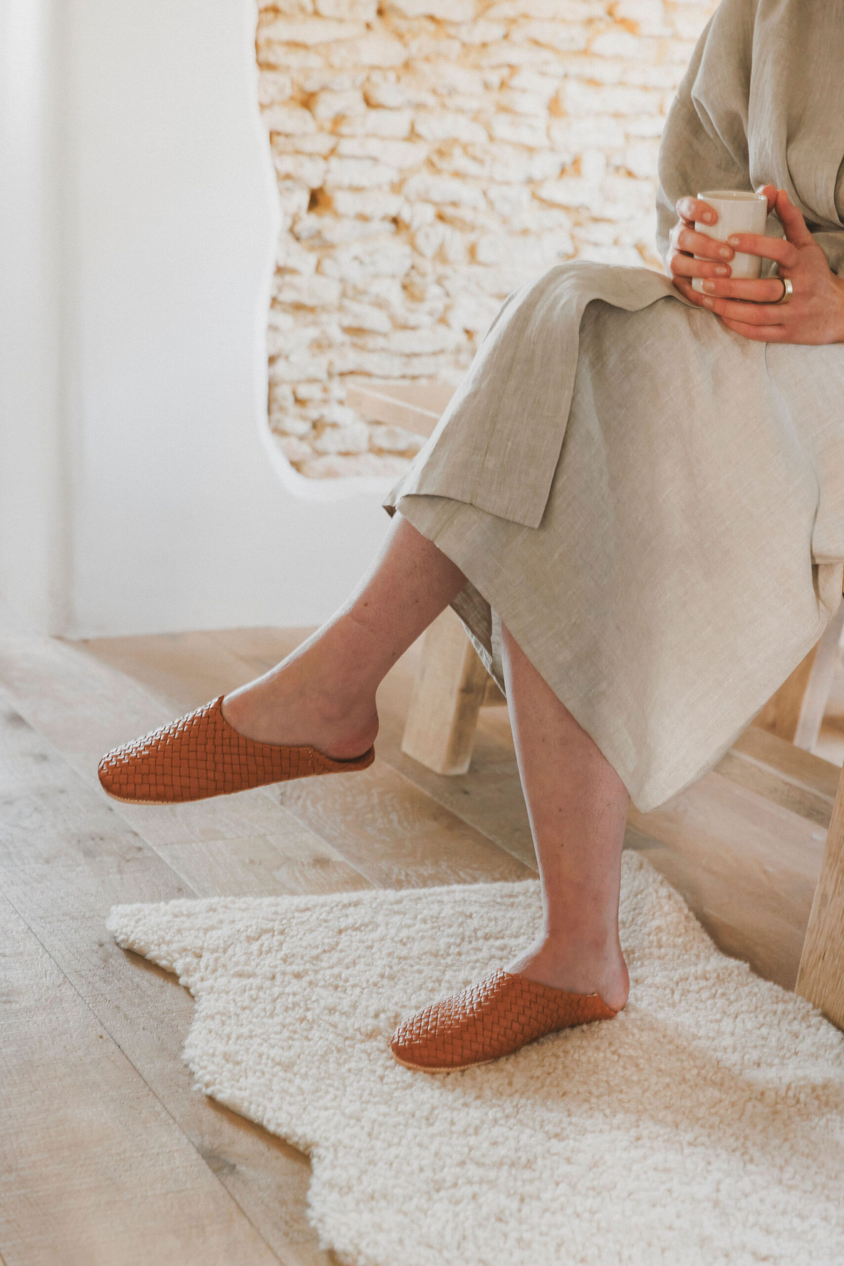 Leather Slippers