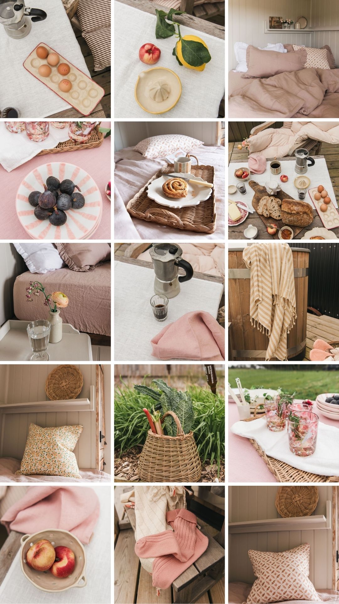 Neutral Summer Photo Grid Collage Instagram Story (1)