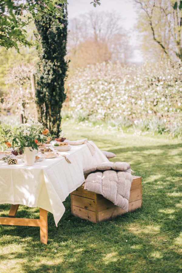 Buttermilk Linen Tablecloth