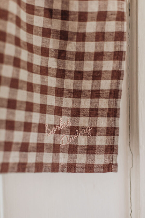 Sorbet Living Embroidered Tea Towel